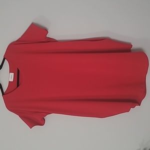 Vicolo Red Shapeless Oversized Dress